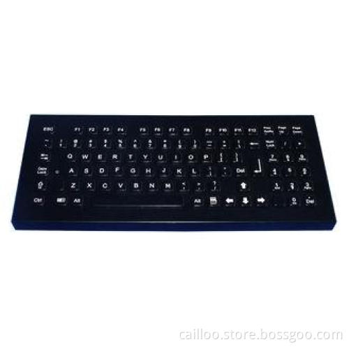 IP65 dynamic vandal proof black metal keyboard with high qu